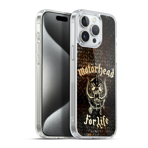 Motorhead Key Art For Life Soft Gel Case for Apple iPhone 15 Pro Max & MagSafe