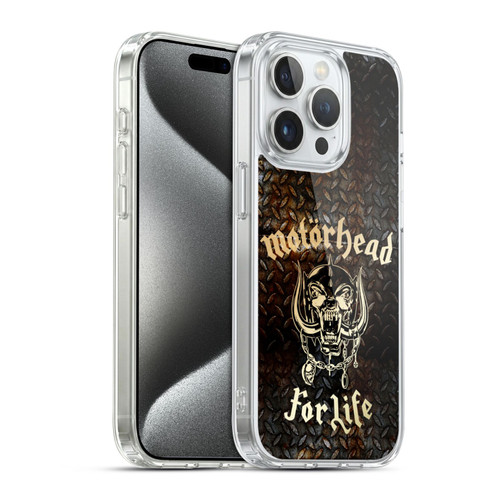 Motorhead Key Art For Life Soft Gel Case for Apple iPhone 15 Pro & MagSafe
