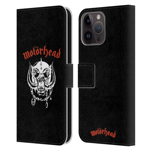 Motorhead Album Covers 1977 Leather Book Wallet Case Cover For Apple iPhone 15 Pro Max