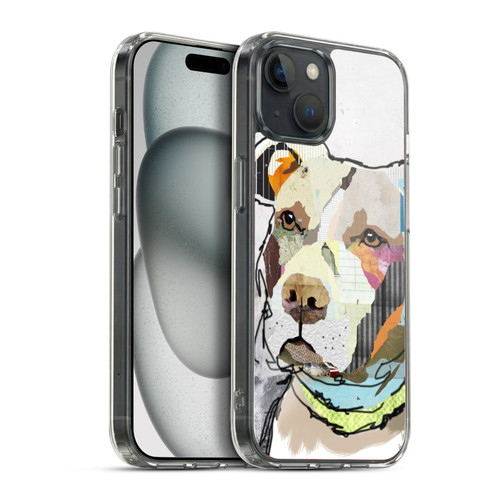 Michel Keck Dogs 3 Pit Bull Soft Gel Case for Apple iPhone 15 Plus