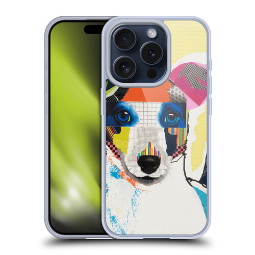 Michel Keck Dogs Whippet Soft Gel Case for Apple iPhone 15 Pro