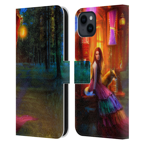 Aimee Stewart Fantasy Wanderlust Leather Book Wallet Case Cover For Apple iPhone 15 Plus