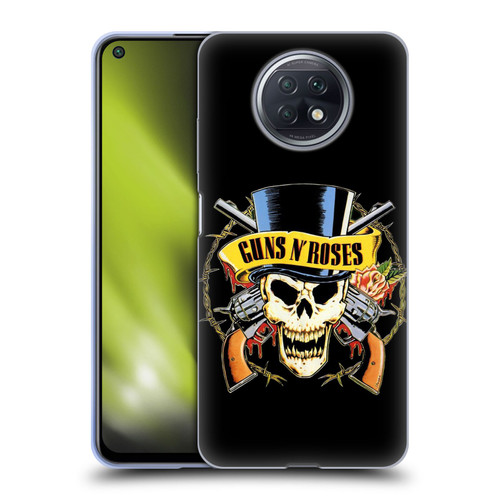 Guns N' Roses Key Art Top Hat Skull Soft Gel Case for Xiaomi Redmi Note 9T 5G