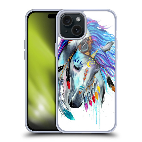 Pixie Cold Animals Spirit Soft Gel Case for Apple iPhone 15 Plus