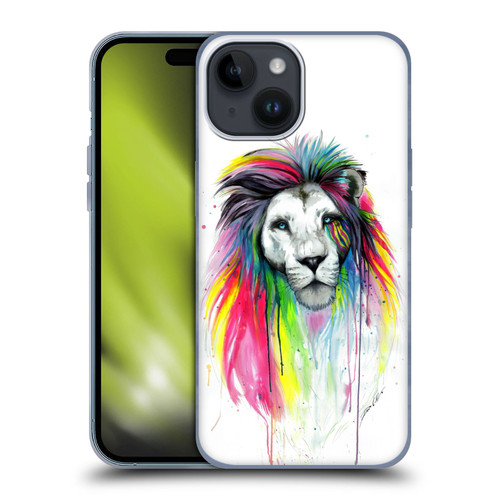 Pixie Cold Cats Rainbow Mane Soft Gel Case for Apple iPhone 15