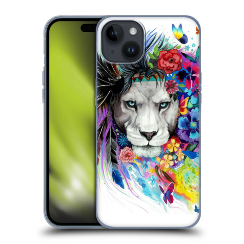 Pixie Cold Cats King Of The Lions Soft Gel Case for Apple iPhone 15 Plus
