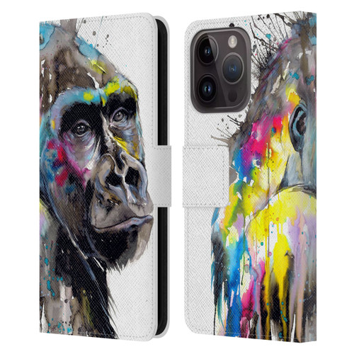 Pixie Cold Animals I See The Future Leather Book Wallet Case Cover For Apple iPhone 15 Pro