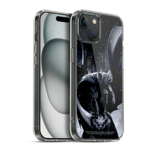 Batman Arkham Origins Key Art Batman Soft Gel Case for Apple iPhone 15 Plus & MagSafe