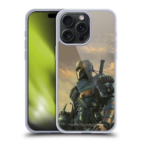 Batman Arkham Origins Key Art Deathstroke 2 Soft Gel Case for Apple iPhone 15 Pro Max