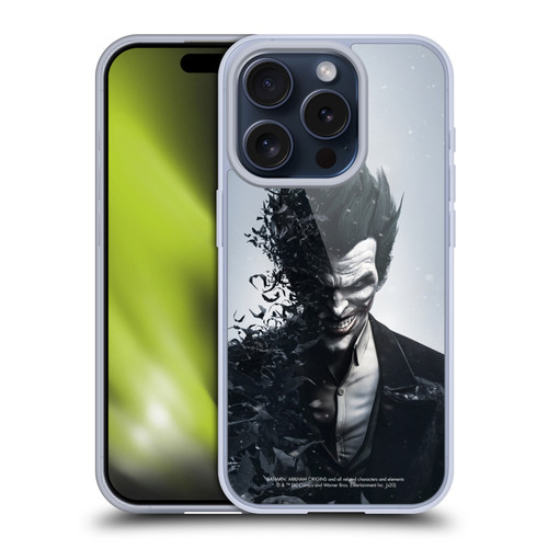 Batman Arkham Origins Key Art Joker Soft Gel Case for Apple iPhone 15 Pro