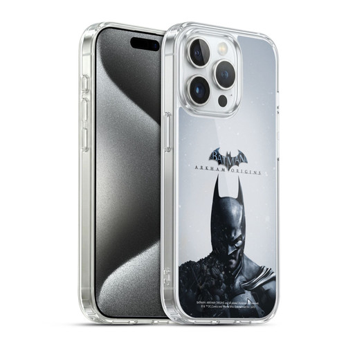 Batman Arkham Origins Key Art Poster Soft Gel Case for Apple iPhone 15 Pro & MagSafe