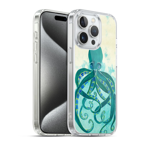 Cat Coquillette Sea Octopus Soft Gel Case for Apple iPhone 15 Pro & MagSafe