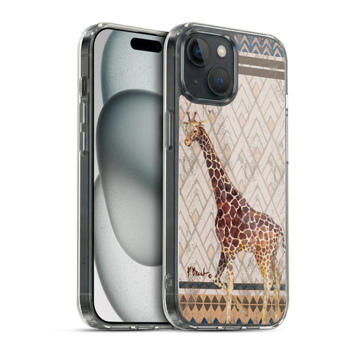 Paul Brent Animals Tribal Giraffe Soft Gel Case for Apple iPhone 15 & MagSafe