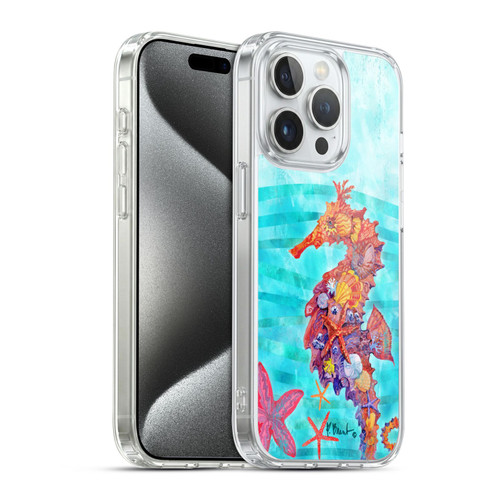 Paul Brent Coastal Seahorse Soft Gel Case for Apple iPhone 15 Pro & MagSafe