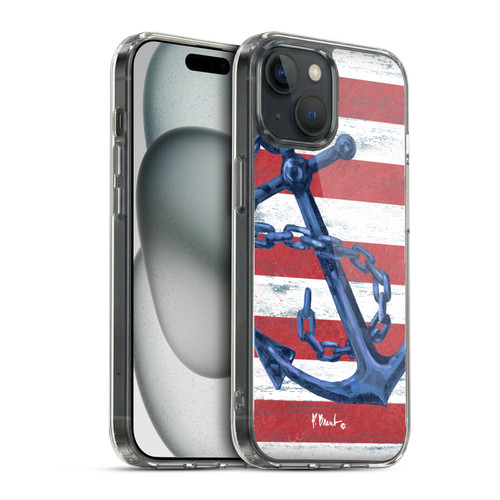 Paul Brent Nautical Westerly Anchor Soft Gel Case for Apple iPhone 15 & MagSafe