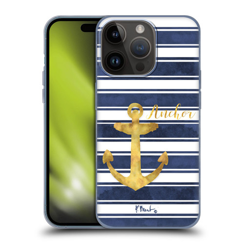 Paul Brent Nautical Anchor Soft Gel Case for Apple iPhone 15 Pro