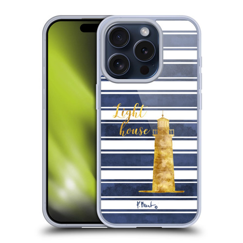 Paul Brent Nautical Lighthouse Soft Gel Case for Apple iPhone 15 Pro