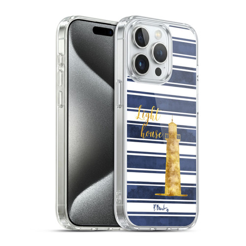 Paul Brent Nautical Lighthouse Soft Gel Case for Apple iPhone 15 Pro & MagSafe