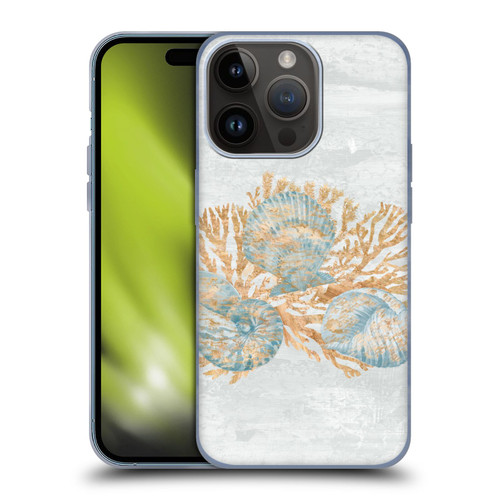 Paul Brent Sea Creatures Shells Soft Gel Case for Apple iPhone 15 Pro
