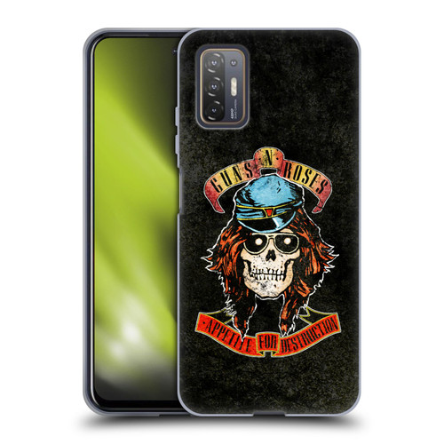 Guns N' Roses Vintage Rose Soft Gel Case for HTC Desire 21 Pro 5G