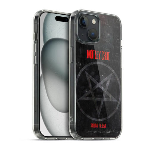 Motley Crue Albums SATD Star Soft Gel Case for Apple iPhone 15 & MagSafe