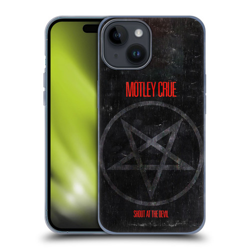 Motley Crue Albums SATD Star Soft Gel Case for Apple iPhone 15