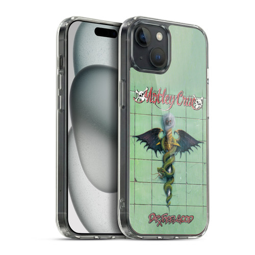 Motley Crue Albums Dr. Feelgood Soft Gel Case for Apple iPhone 15 Plus & MagSafe