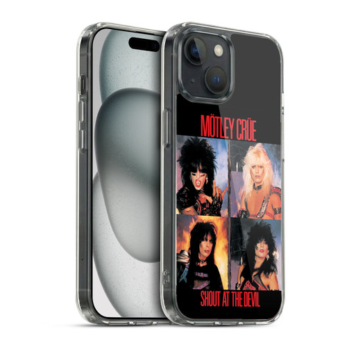 Motley Crue Albums Shout At The Devil Soft Gel Case for Apple iPhone 15 & MagSafe