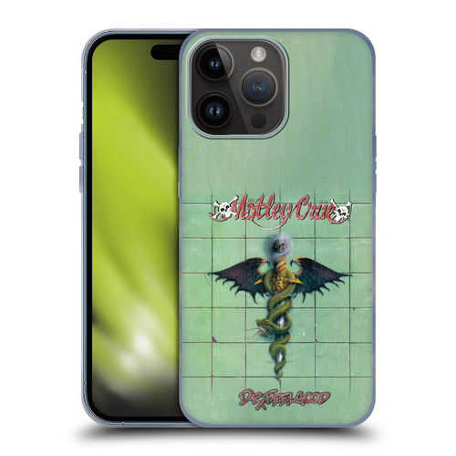Motley Crue Albums Dr. Feelgood Soft Gel Case for Apple iPhone 15 Pro Max