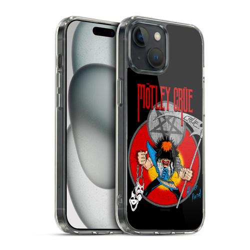 Motley Crue Key Art Allister Soft Gel Case for Apple iPhone 15 & MagSafe