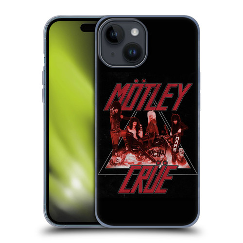 Motley Crue Key Art Too Fast Soft Gel Case for Apple iPhone 15