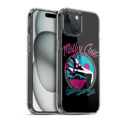 Motley Crue Logos Girls Shoes Soft Gel Case for Apple iPhone 15 & MagSafe
