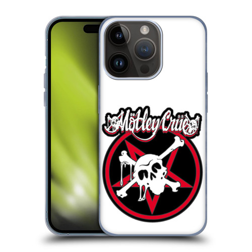 Motley Crue Logos Dr. Feelgood Skull Soft Gel Case for Apple iPhone 15 Pro