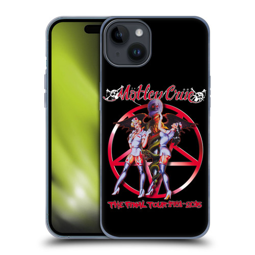 Motley Crue Tours Dr. Feelgood Final Soft Gel Case for Apple iPhone 15 Plus