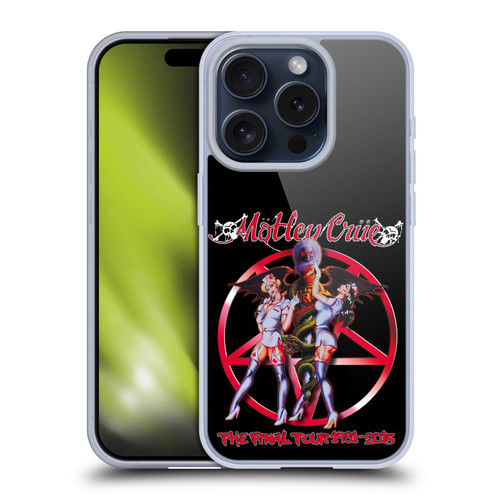 Motley Crue Tours Dr. Feelgood Final Soft Gel Case for Apple iPhone 15 Pro