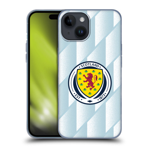 Scotland National Football Team Kits 2020-2021 Away Soft Gel Case for Apple iPhone 15