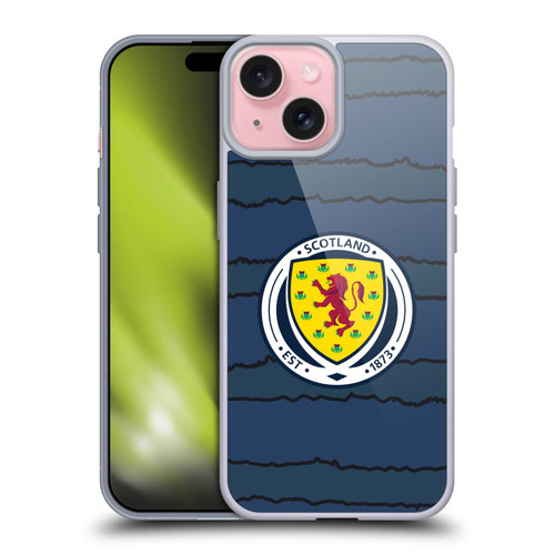 Scotland National Football Team Kits 2019-2021 Home Soft Gel Case for Apple iPhone 15