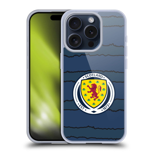 Scotland National Football Team Kits 2019-2021 Home Soft Gel Case for Apple iPhone 15 Pro