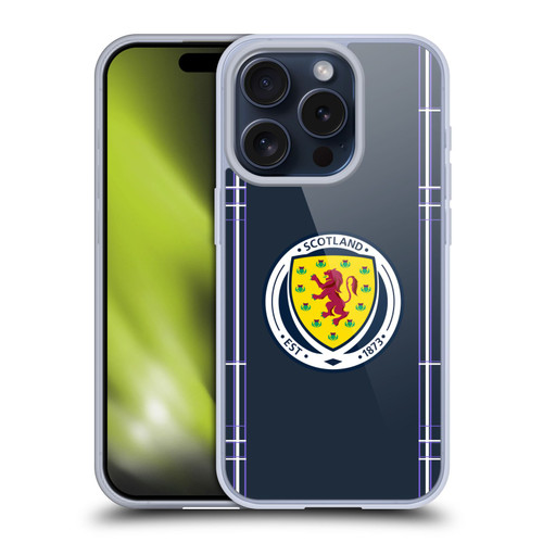 Scotland National Football Team 2022/23 Kits Home Soft Gel Case for Apple iPhone 15 Pro