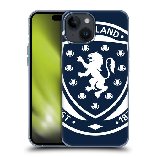 Scotland National Football Team Logo 2 Oversized Soft Gel Case for Apple iPhone 15