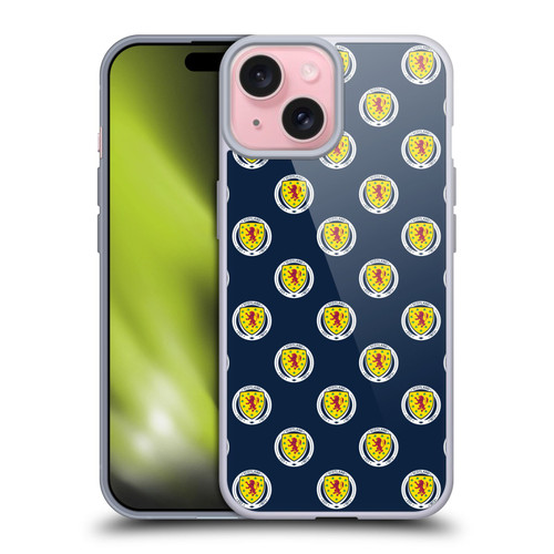 Scotland National Football Team Logo 2 Pattern Soft Gel Case for Apple iPhone 15 & MagSafe