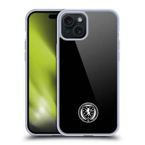 Scotland National Football Team Logo 2 Plain Soft Gel Case for Apple iPhone 15 Plus & MagSafe