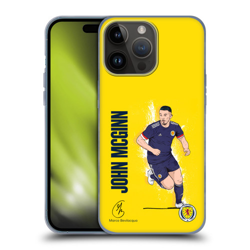 Scotland National Football Team Players John McGinn Soft Gel Case for Apple iPhone 15 Pro Max
