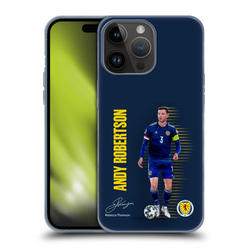 Scotland National Football Team Players Andy Robertson Soft Gel Case for Apple iPhone 15 Pro Max