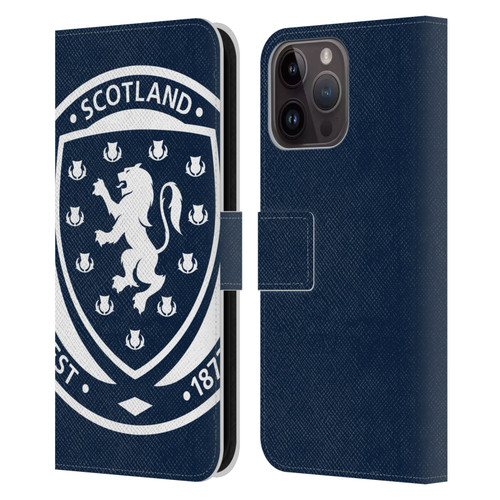 Scotland National Football Team Logo 2 Oversized Leather Book Wallet Case Cover For Apple iPhone 15 Pro Max