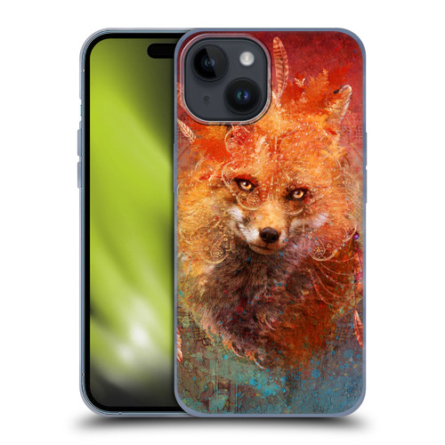 Jena DellaGrottaglia Animals Fox Soft Gel Case for Apple iPhone 15