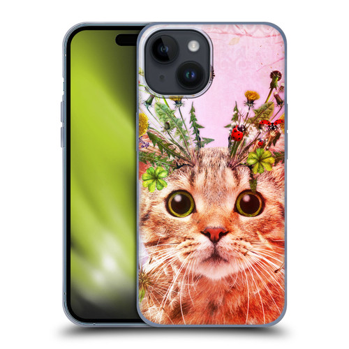 Jena DellaGrottaglia Animals Kitty Soft Gel Case for Apple iPhone 15