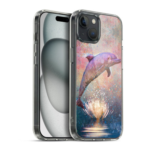 Jena DellaGrottaglia Animals Dolphin Soft Gel Case for Apple iPhone 15 Plus