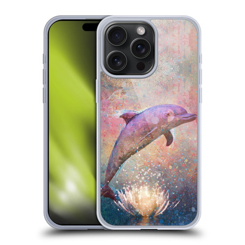 Jena DellaGrottaglia Animals Dolphin Soft Gel Case for Apple iPhone 15 Pro Max & MagSafe