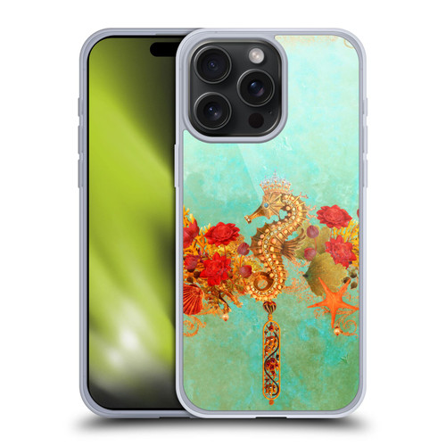 Jena DellaGrottaglia Animals Seahorse Soft Gel Case for Apple iPhone 15 Pro Max